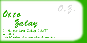 otto zalay business card